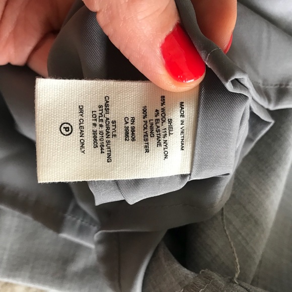 Theory Gray Cassii Dress Wool Blend - Picture 6 of 6